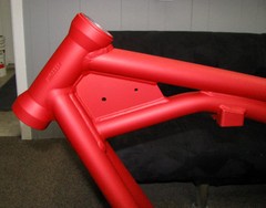 Flat Red Powder Coating Paint – New 1LB