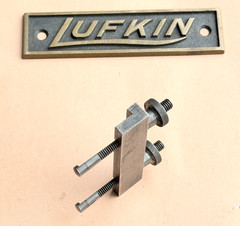 Vintage The Lufkin Rule Co. No. 8 Steel Rule Attachment Clamp. Made in the USA!