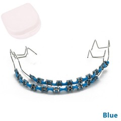 Fake Braces For Teeth Temporary False Fake Brackets Metallic Wires Bracket