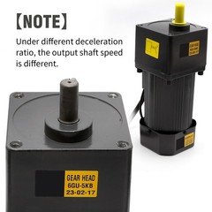 AC Gear Motor Electric Motor & Variable Speed Controller 250W 5K 110V 270RPM