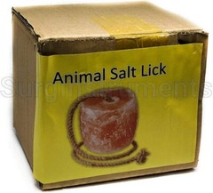 Himalayan Salt Animal Wellness Lick on A Rope 6.5-8 lbs. 100% Natural Pure Salt