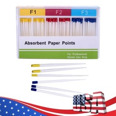 AZDENT Dental Gutta Percha Points / Absorbent Paper Endodontics Root Canal F1-F3