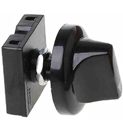 Black Fan Rotary Switch 4 Position 3 Speed Selector Switch Governor with Button