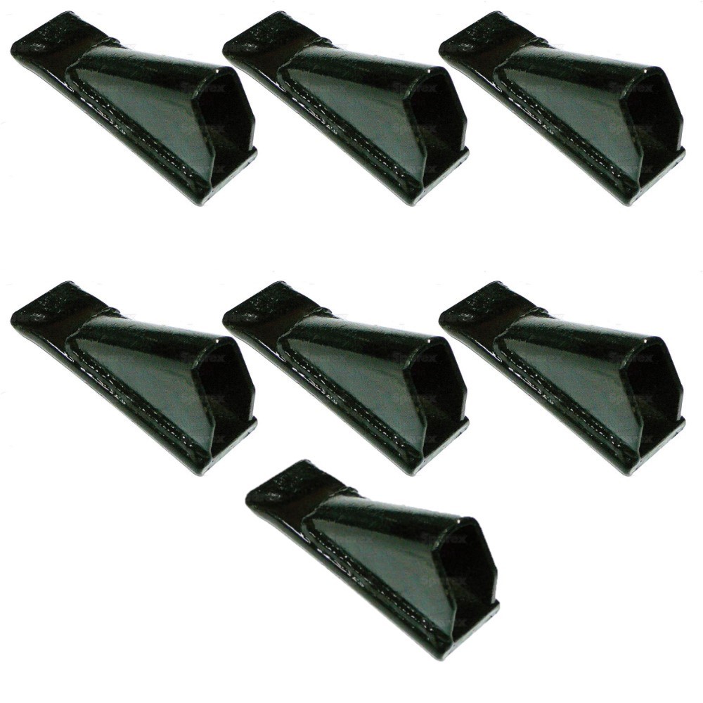 7 Pack of Box Blade Scape Blade Ripper Shanks Points Tips for 3/4″ Thk Shank