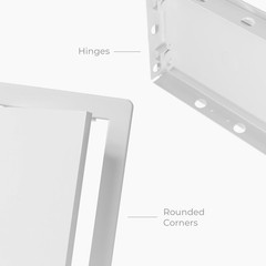 6×8 Inch White Access Panel Drywall ABS Plastic Square Wall Ceiling Door HVAC