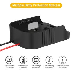DC 18V to 12V 10A 120W Step Down Converter Voltage Regulator For Makita Battery