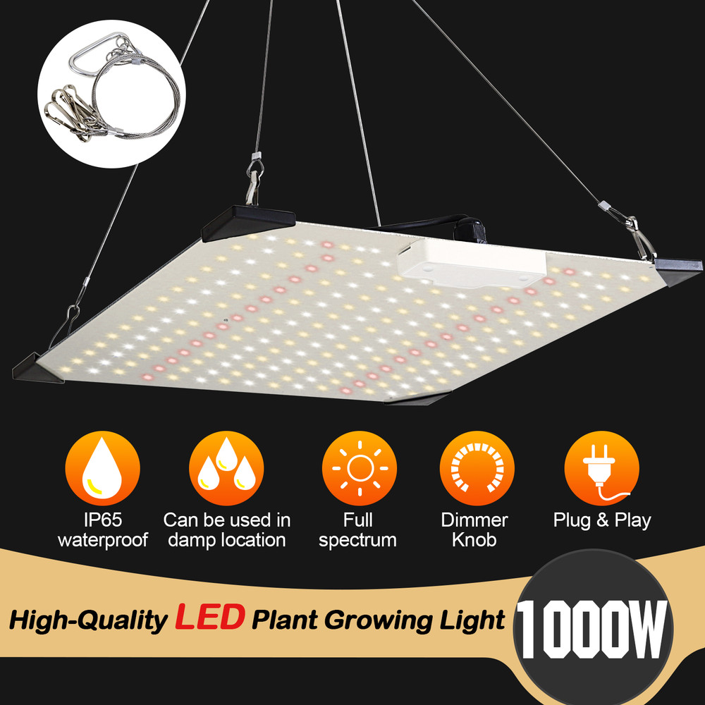 Grow Light Full Spectrum LED Indoor Plant Growth 4×4 Coverage Area Growing Lamp