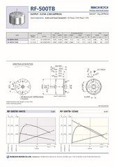 Mabuchi RF-500 Motor – 1.5 to 12 VDC – Solar Motor – Mabuchi RF-500TB-12560