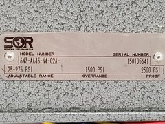 SOR 6N3-AA45-N4-C2A PRESSURE SWITCH 25-275-PSI ADJUSTABLE RANGE NNB