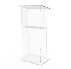 Plexiglass Clear Christian Lucite Church Pulpit Conference Lectern School Podium
