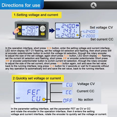 Adjustable Voltage Portable DC Power Supply for Milwaukee 18V Battery 0-30V 0-5A