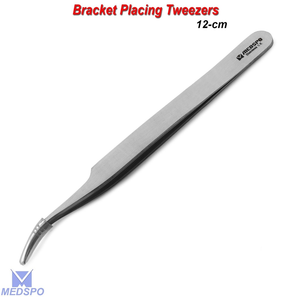 Orthodontic Bracket Placing Tweezers Forceps Direct Bonding Placement Pliers CE