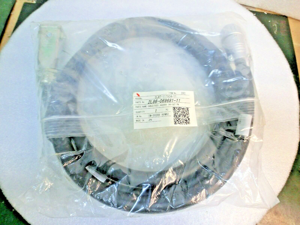 Tokyo electron TEL 2L86-069681-11 Cable(V2E),AC200 Inv-Out PM,2L87117934-11*7606