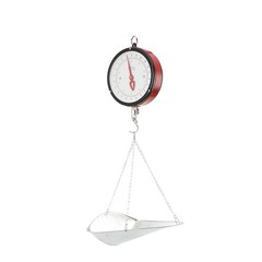 10kg/22lbs Double-sided Supermarkets Dial Hanging Scale Circular Hanging Scale