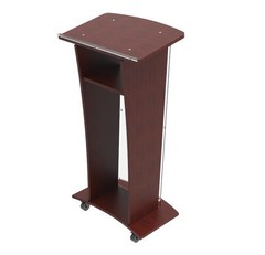 Wood Acryilic Podium Church Pulpit Frost Event Speaker Pulpit Lectern School