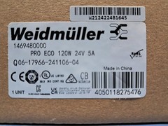 Weidmuller – 1469480000 – Power Supply Pro Eco 120W 24V 5A – NEW