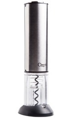 Ozeri Extravo Electric Wine Opener in Stainless Steel with Auto Silver