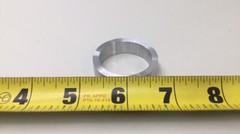 Axcelis 1708920 Wiper Spacer Aluminum 39.80mm OD 31.75mm ID 10.20mm Width
