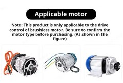 Brushless Motor Speed Controller DC12V 24V 36V 48V 3 Phase BLDC Pump Driver 16A