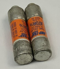 (Lot of 2) Amp-Trap ATDR1/2 0.5A / 1/2A 600V Fuses