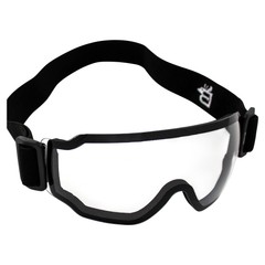 Birdz Eyewear Arch Padded Safety Sky Diving Ski Motorcycle Goggles Clear Lenses