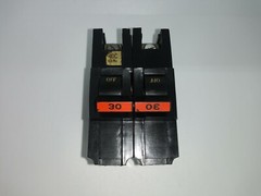 FPE Federal Pacific NA230 Stab Lok 30 Amp 2 Pole Circuit Breaker THICK NA RED