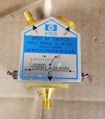 Hewlett Packard Agilent 8761B SPDT RF Switch DC-18 GHz DC 26V (24-30V)