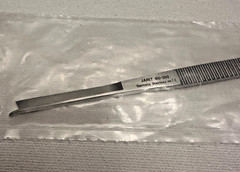 Integra Jarit 410-300 Silver Osteotome W/ Guard ,Straight , 4mm Wide WL 7″
