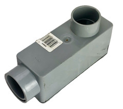 Carlon E986G Electrical PVC 1-1/4″ Type-LB Conduit Body w/ Gasket & Cover C15