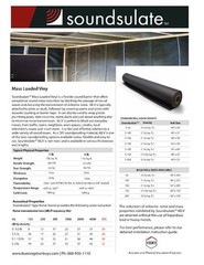 Soundsulate 1/2 lb Mass Loaded Vinyl MLV Soundproofing 4′ x 50′ (200 sf)