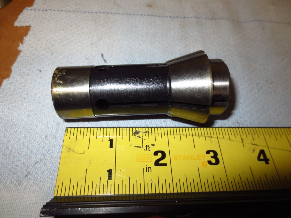 S & M TF25SQ Collet 1/4″ .250 Square Southwick & Meister