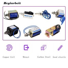 DC 12V Push Pull Solenoid Electromagnet 25N 10mm Stroke Linear Actuator