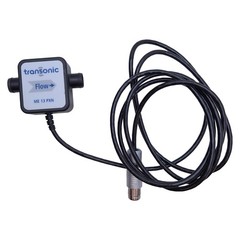 Transonic ME 13 PXN Precision Inline Flow Sensor ø12.7mm ID, ø14.7mm OD, 2L/min