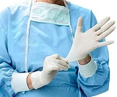 Inspire Exam Grade Powder & Latex Free Stretch Vinyl Gloves, Medium, White