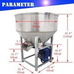 Floor Type Industry Mixer Blender 440LBS(200KG)Blender Mix Machine for Granula