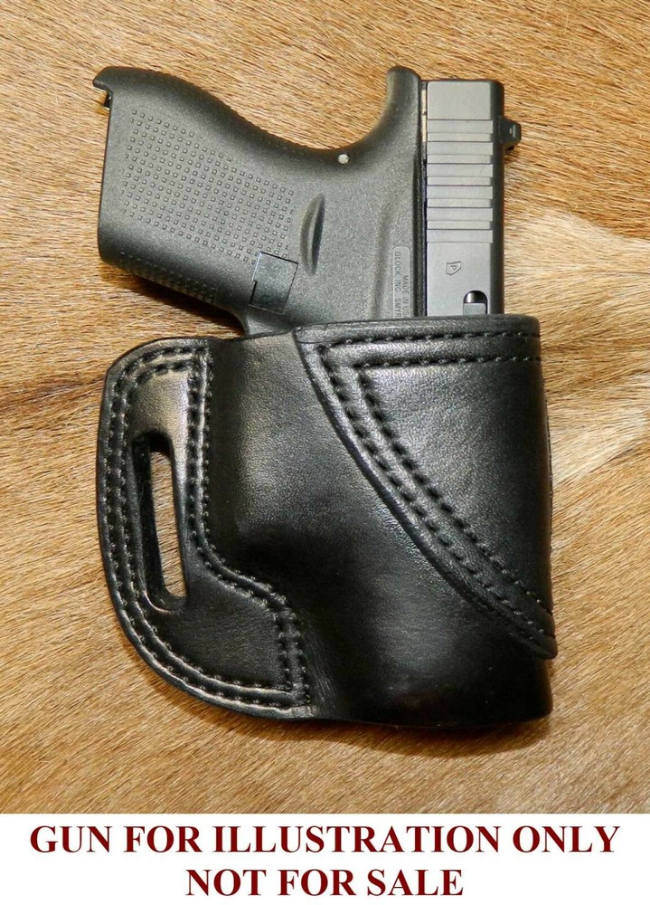 Gary C’s Avenger OWB HOLSTER fits Glock 42 .380 eXtra Heavy Leather