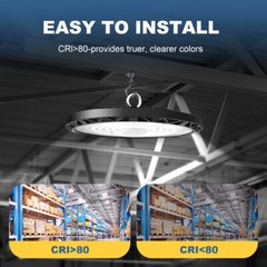 8 Pack 200W Led UFO High Bay Light Industrial Commercial Warehouse Shop Lights