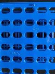 NALGENE Test Tube Rack For 13mm Tubes 6×12 Array Unwire Resmer Blue 5970-0313