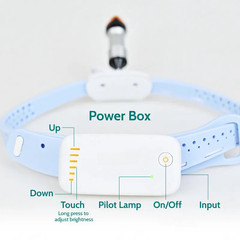 Dental Medical Wireless 5W LED Head Light Utra-light ENT Headband Headlight Blue