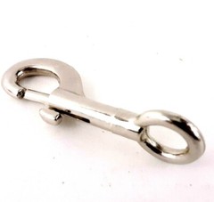 Ten Piece Pack 125 Bolt Snap Rigid Round Eye 1/2in Light Duty Nickel Plated KOCH