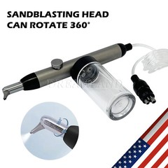 Dental Aluminum Oxide Micro blaster Air Abrasion Microetcher Sandblaster 4 Holes