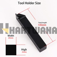 Indexable Threading Insert 29 Degree 6ACME Trapezoid Lathe Tool Holder 25mm