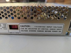 MEAN WELL S-150-12 AC to DC 12VDC 150W 12.5A POWER SUPPLY
