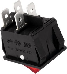 HY12-9-4 Rocker Switch On/Off Pushbutton 4 Pin IP55 T85HY12-9-4 for…