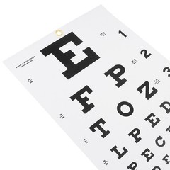 Eye Testing Charts for Visual Acuity Measurement and Eye Examinations