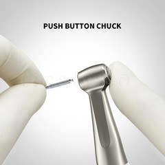 SANDENT Dental 1:1 Low Speed Handpiece Contra Angle Push Button Direct Drive