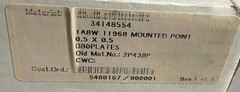 1/2″ dia Mandrel Diamond Plated 60/80 grit 3/8″ arbor 3-1/2″ OAL