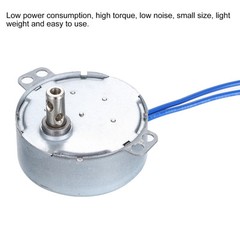 TYC-50 Small Synchronous Motor 100-127V AC 10-12RPM Shaft CW/CCW 4W 2kgf.cm