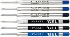 Parker 2032738 Jotter Refills Discovery Pack of 6 (3 Ballpoint & 3 Gel Refills)