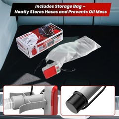 Automatic Fuel Transfer Pump with Auto-Stop Sensor(3.2 GPM), Battery Operated Ga